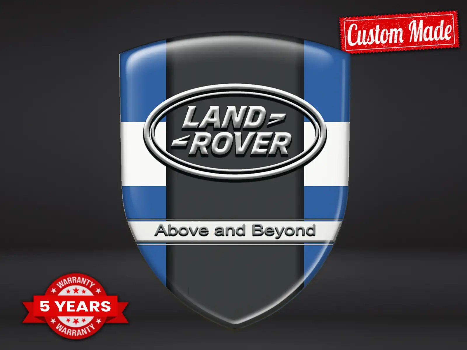 Land Rover Parachoques Impresión Carreras Lujo Profesional Estilo